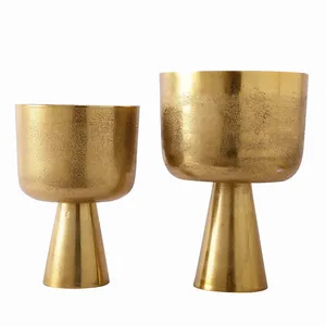 Maceta de Latón Hecha a Mano con Acabado Antiguo, Decorativa, para Uso en Interiores y Exteriores, Disponible en Grandes Cantidades - Product Image 2