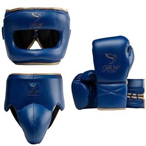 Fly New Latest Model Customized Real Genuine Leather Boxing Set OEM ODM Wholesale Breathable Sparring Set Boxing Manufacture - Product Image 4