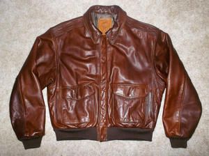 <b>Men</b> Genuine <b>Brown</b> <b>Leather</b> A2 Flight Bomber <b>Jacket</b> Antique Reproduction Vintage Pilot <b>Jacket</b> - Product Image 4