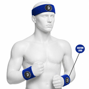 Diadema con Logotipo Personalizado Cosh International, Juego de Diademas y Muñequeras de Algodón de Alta Calidad para Actividades al Aire Libre - Product Image 1