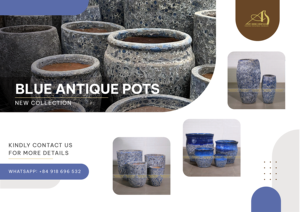 Atlantis AN857H70 Modern Galvanized <b>Ceramic</b> <b>Pot</b> and Planter for Home and Garden Decor and Mini Landscaping - Product Image 4