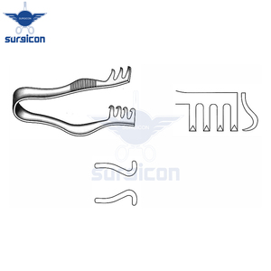 Retractor Autoajustable Finsen de 7 cm (2¾ Pulgadas) y 12 mm, Retractor Quirúrgico Reutilizable de Acero Inoxidable con Punta Roma, Instrumento Médico - Product Image 5