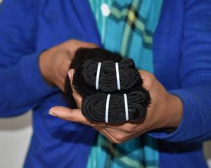 Venta al por mayor 100% Virgen Remy Temple Extensiones de cabello humano Ondulado profundo Sedoso Proveedor Paquetes Onda natural Cabello indio crudo - Product Image 2