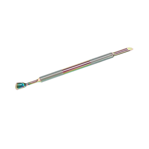 Stainless Steel Cuticle Pusher Dead Skin Remover Metal Nail File Professional Manicure Polish <b>Cleaning</b> <b>Tool</b> - Product Image 1