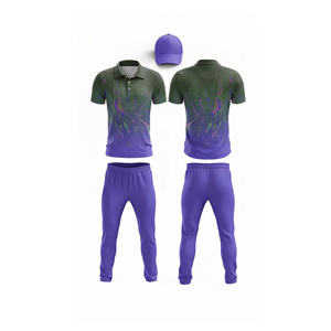 Personalized <b>Cricket</b> Uniform Sublimation Printed Team <b>Kit</b>| Men Women Youth <b>Cricket</b> Wears Polo Shirt and Trouser <b>Full</b> Team Outfit - Product Image 3