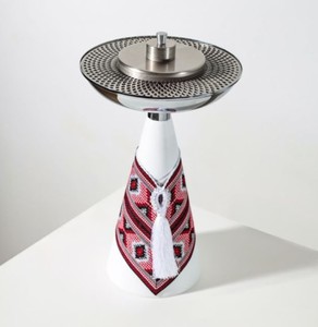 Luxury Handmade Indian <b>Bakhoor</b> Mabkhara Metal Resin <b>Oud</b> Incense Burner Arabic Majmar Ethnic Decorative Home Fragrance Aromatic - Product Image 1