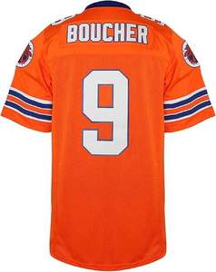 Maillot de football unisexe orange à col en V et manches courtes, numéro 9, impression sublimée Waterboy, maille respirante en polyester, antibactérien - Product Image 2