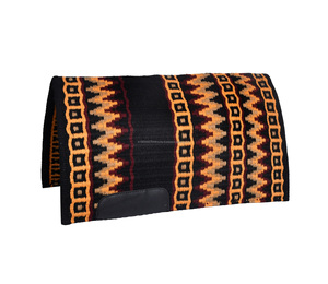 Tapis de selle western en laine de qualité supérieure, tissé à la main, motif Navajo, équipement équestre, accessoires pour chevaux, produit équestre - Product Image 1