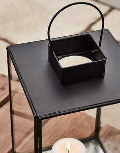 Modern <b>Black</b> Metal Glass Candle <b>Lanterns</b> Different Sizes Handmade Home Wedding Christmas Decoration - Product Image 3