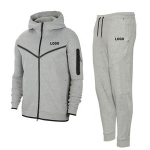 Men Athletic Tech Fleece <b>Tracksuit</b> Blank Fitted Hoodie & Pants for Soccer Custom Blank Fitted Soccer <b>Tracksuit</b> Men Tech Fleece - Product Image 1