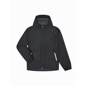 Pakistan factory made Men Outdoor Rain Suit Waterproof Raincoat Set Windproof Jacket and Pants Custom Brand Wholesale Supplier - Product Image 1