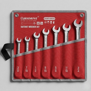 Eastman Metric Matt Finish Flex Head Ratcheting <b>Wrench</b> CR-V Steel 72 Teeth Industrial Dual-use Design OEM E-4101 - Product Image 2