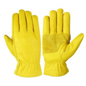 Gants de travail unisexes Husky Leather LDG-023, durables, doublure intérieure en peau de mouton, compatibles avec les écrans tactiles, thermiques, quatre saisons - Product Image 2