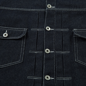 Wholesale Men Denim Jacket Custom Solid Color <b>Jeans</b> Jacket High Quality Pakistan Manufacturer Export - Product Image 2