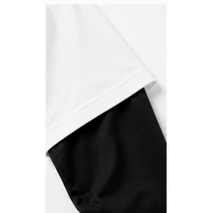 เสื้อยืดแขนยาวโอเวอร์ไซส์ผ้าฝ้าย 100% พิมพ์โลโก้ตามสั่ง |   ผู้ผลิตเสื้อผ้าสตรีทแวร์แบบสองชั้นสำหรับทุกเพศ - Product Image 3