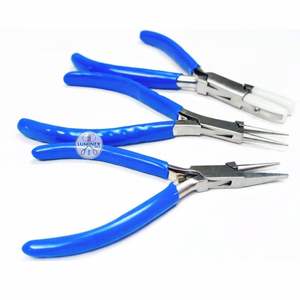 3-Piece LUMINEX IMPEX Stainless Steel Jewelry <b>Pliers</b> <b>Set</b> for Bracelet Making & DIY Jewelry Plating - Product Image 1