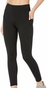Women's High Waist Solid <b>Green</b> Yoga <b>Leggings</b> Full Length Seamless Elastic Waist Pants - Product Image 2