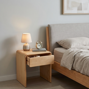 Premium Solid Teak Wood <b>Side</b> Table Minimalist Bedroom Nightstand With <b>Drawer</b> Custom Furniture For Home And Hotel Project Export - Product Image 5