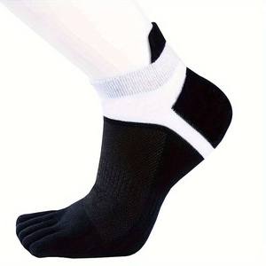 Chaussettes à cinq doigts pour l'entraînement de la cheville, sportives, professionnelles, confortables, respirantes, design sportif, logo personnalisé ODM - Product Image 3