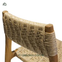 Tabourets de bar modernes en teck massif, imperméables, pour comptoir haut, usage commercial, hôtel, chambre, extérieur, salle à manger, salon, mobilier de bar