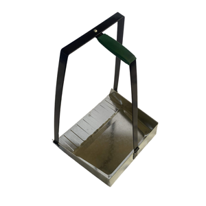 Recogedor de Basura Industrial de Acero Galvanizado Reforzado, con Borde Enrollado Antideslizante, Herramienta de Limpieza - Product Image 3