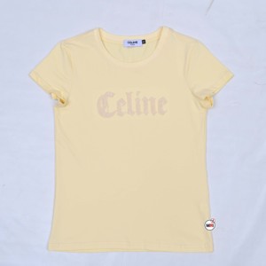 T-shirt pour femme de haute qualité, écologique, avec broderie en sequins et chenille, respirant, manches courtes, col rond, coton, couleur unie - Product Image 6