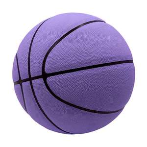 Ballon de basket-ball personnalisé avec logo, taille 7, en cuir souple, facile à saisir, en caoutchouc durable, ballon d'entraînement - Product Image 6