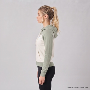 Sweat-shirts à capuche zippés pour femmes, manteau long chaud bleu pour la saison hivernale, grandes poches avant, fermeture éclair intégrale, manches longues - Product Image 2
