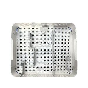 Bandeja de Esterilización Multifuncional Manual Autoclavable de Acero Inoxidable para Instrumentos Quirúrgicos Ortopédicos - Surgiright - Product Image 2