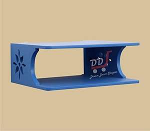 Soporte multiusos para decodificador, estante de pared, belleza en su máxima expresión, para módem Wi-Fi, estante de exhibición para sala de estar y dormitorio (azul) - Product Image 2