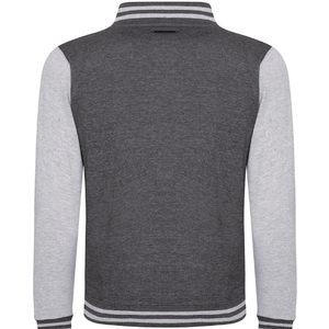 Outdoor Vintage Solid Casual <b>Jacket</b> <b>White</b> for <b>Men</b> Custom Front Embroidery 100% Polyester Winter Lettermen Varsity <b>Jacket</b> - Product Image 5