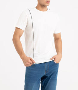 Custom Print Logo Mock <b>Neck</b> <b>High</b> Quality 100% Cotton Heavy Weight Luxury <b>Tshirt</b> Unisex t shirt - Product Image 3