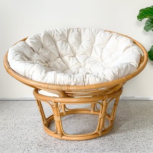 Best selling rattan saucer <b>chair</b> factory cost natural furniture wholesale <b>cane</b> papasan <b>chairs</b> - Product Image 1