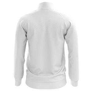 Men's <b>White</b> Sports Jacket <b>Zip</b> <b>Up</b> Stand Collar Sporty Outerwear Sublimation Print Polyester Track Top Autumn Wear Zipper Top - Product Image 2