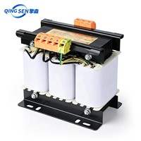 Transformator Isolasi Frekuensi Rendah Tiga Fasa Tipe Kering SG-1600VA Efisiensi Tinggi Gulungan Tembaga 50/60Hz Tipe Terbuka Untuk Penggunaan Industri