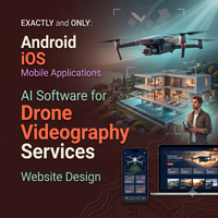Android iOS Mobil Uygulamaları Drone Videografi Hizmetleri için Yapay Zeka Yazılımı Web Sitesi Tasarımı WordPress Shopify Eklentisi Yapay Zeka Yazılımı