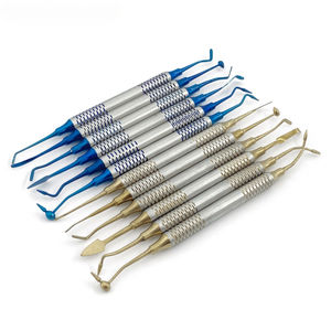 Kit de 6 instruments dentaires portables, spatules de remplissage en résine composite, outils de remplissage, équipement de thérapie dentaire en métal, manuel CE - Product Image 6