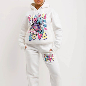 Fabricantes OEM/ODM de Ropa de Invierno con Capucha, Conjunto de Pantalones Deportivos con Diseño de Dos Tonos y Corte Acampanado - Product Image 6