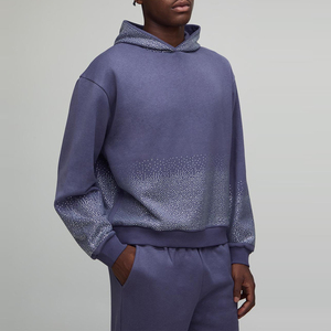 Survêtement en strass OEM ODM, design personnalisé, haute qualité, prix d'usine, doux, léger, confortable, vêtements streetwear tendance - Product Image 6