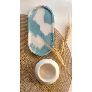 ถาดตกแต่งเรซิ่นรูปวงรีและวงกลมสำหรับเคาน์เตอร์ครัว - Product Image 6