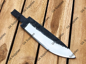 มีดสกินเนอร์ UA Supplies 1095 คาร์บอนสตีล ตีขึ้นรูปด้วยมือ ขอบมุมเอียง สไตล์วินเทจ ใบมีดแบบดรอปพอยต์ ขนาด 8 นิ้ว สำหรับกิจกรรมกลางแจ้ง ตั้งแคมป์ ล่าสัตว์ - Product Image 3