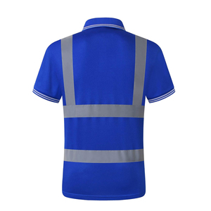 Ropa de Seguridad Reflectante de Diseño OEM al por Mayor, Camiseta Polo de Seguridad Unisex Transpirable de Poliéster de Alta Visibilidad, Ropa de Trabajo Táctica - Product Image 2