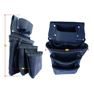 Professional Best Quality <b>Tool</b> Bag With Belt for Sale Premium Quality Men's PU <b>Leather</b> <b>Tool</b> Kit Belts - Product Image 4