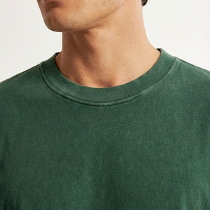 Camiseta de Estilo Casual, Ligera, Oversize, con Lavado Ácido, Precio al por Mayor, Corte Regular, Transpirable, 100% Algodón - Product Image 2