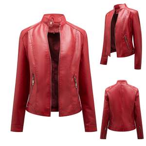 Veste en cuir pour femme 2026, style dernier cri, personnalisable, imperméable, luxe - Product Image 4