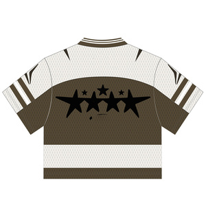 Custom American Football Jersey V-Neck Short Sleeve Sublimated Mesh 100% Polyester Breathable Front Moisture Wicking Team 00 - Product Image 2