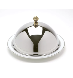 Cubierta de plato de acero inoxidable con buen acabado, precio al por mayor para uso en mesas de hogar y hotel. - Product Image 1