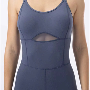 Conjunto de Yoga para Mujer de Alta Calidad al por Mayor con Logotipo Personalizado, Ropa Deportiva de Spandex/Nylon, Conjunto de Gimnasio Elástico para Entrenamiento - Product Image 3