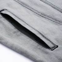 Vêtements Apparelzest en gros, veste en jean vintage personnalisée à boutons pour homme, multi-poches, unisexe, tendance, cool, hiver, 100% coton