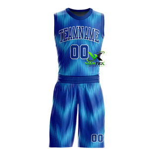 Conjunto de Uniforme de Baloncesto Vantex Sports VS-BU-293 Rojo y Blanco, Transpirable, Ecológico, Sin Mangas, con Pantalones Cortos, para Equipos - Product Image 3